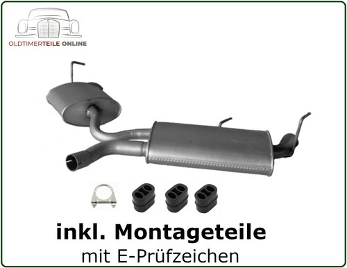 Endschalldämpfer für vectra - endschalldämpfer,