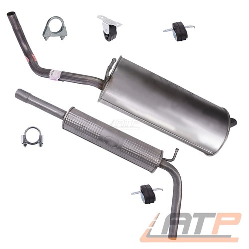Auspuffanlage mittel - auspuffanlage, mittel-