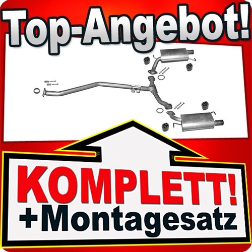Auspuff für mazda 2 0 - auspuff,