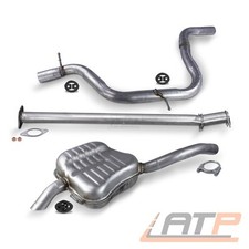 ENDSCHALLDÄMPFER + ABGASROHR