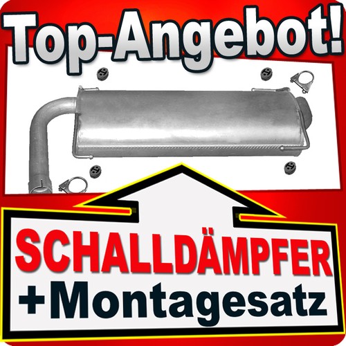 Endschalldämpfer für