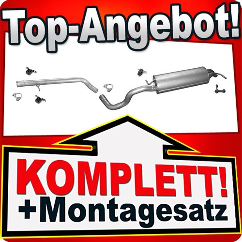 Auspuff für golf - &, new