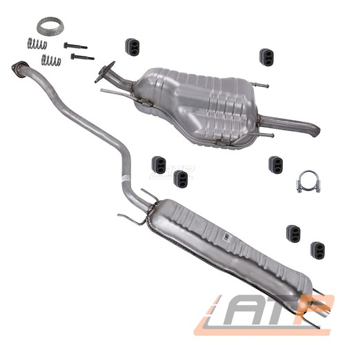 Auspuffanlage mittel - auspuffanlage, mittel-