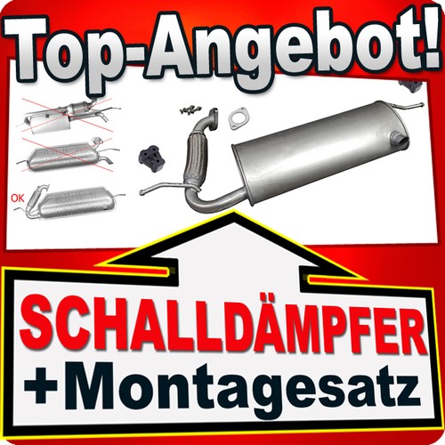 Endschalldämpfer für smart - für,