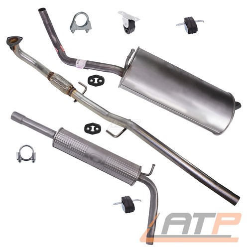 Auspuffanlage mittel - auspuffanlage, mittel-