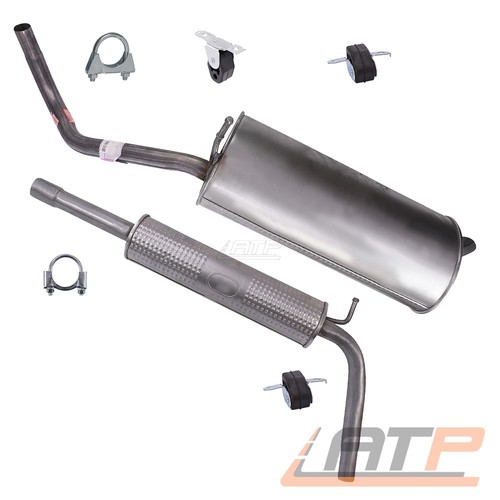 Auspuffanlage mittel - auspuffanlage, mittel-