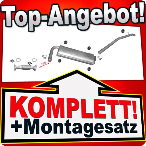 Auspuff für citroën jumper - auspuff,